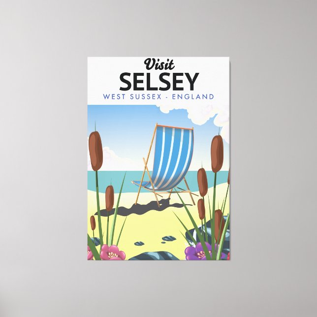 Selsey West Sussex England Leinwanddruck (Vorderseite)