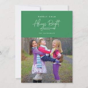 Selten ruhige, immer helle, benutzerdefinierte Far Feiertagskarte