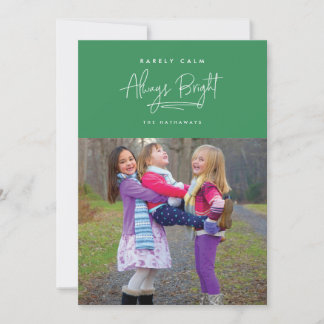 Selten ruhige, immer helle, benutzerdefinierte Far Feiertagskarte