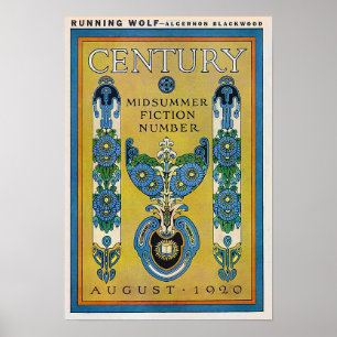 Selten Vintag Century Magazine Poster