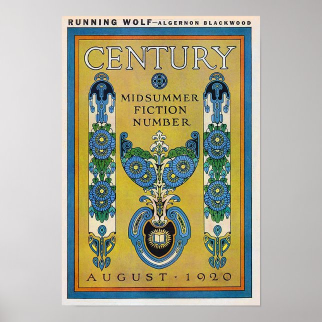 Selten Vintag Century Magazine Poster (Vorne)