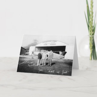 Selten Zahns Airport Weihnachtskarte Karte