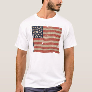 Seltene 1850-1865 Stern US-Flagge des Zeitraum-25 T-Shirt