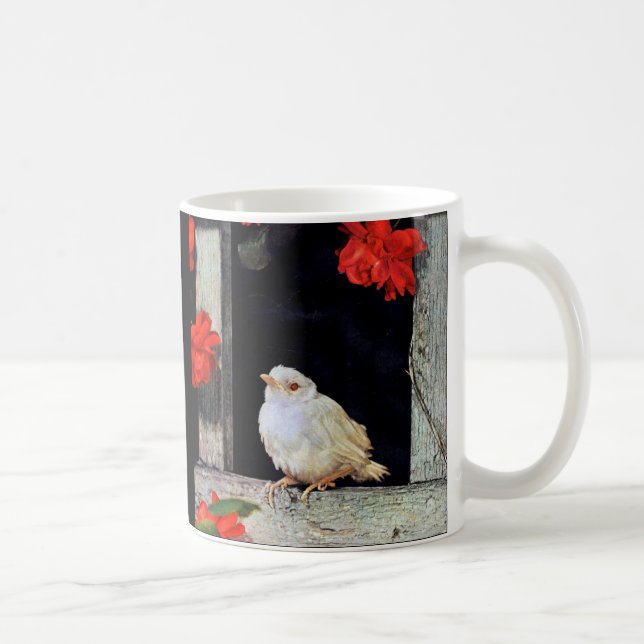 Seltene Albino-Rotbarbe Kaffeetasse (Rechts)