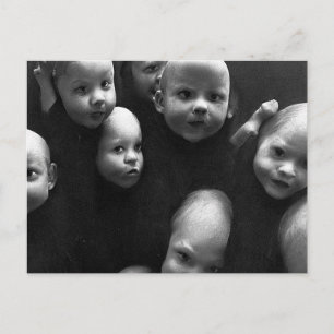 Seltene Babys Postkarte