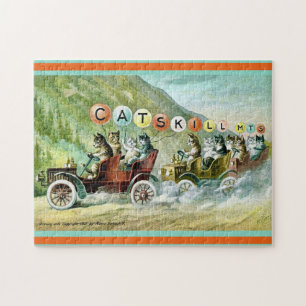 Seltene Catskill-Bergkatzen 11x14 Puzzle