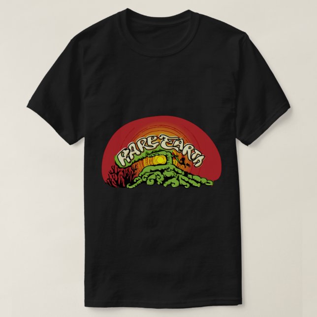 Seltene Erde - Klassischer Rock Band-T - Shirt (Design vorne)