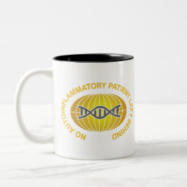 Seltene Erkrankung Tag ich bin selten, kein Patien Zweifarbige Tasse