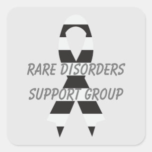 Seltene Erkrankungen Zebra Bewusstseinsstörung Ri Quadratischer Aufkleber