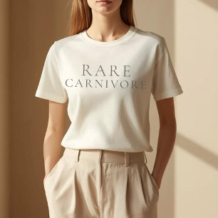 Seltene Fleischfresser Minimalist Tri-Blend Shirt