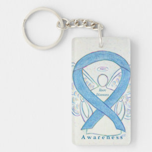 Seltene Krankheiten Angel Awareness Ribbon Schlüss Schlüsselanhänger