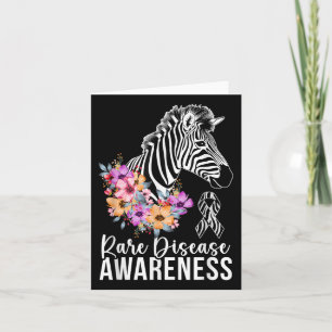 Seltene Krankheiten Bewusstsein Zebra Seltene Kran Karte
