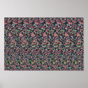 Seltene Leistung - Versteckter 3D-Druck Poster