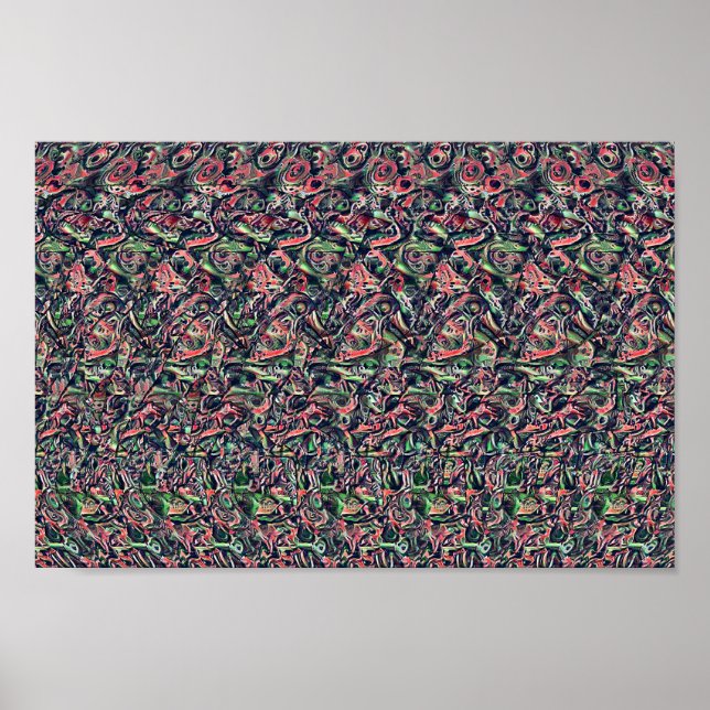 Seltene Leistung - Versteckter 3D-Druck Poster (Vorne)