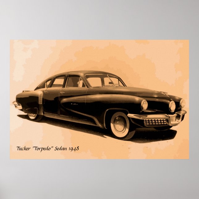 Seltene Oldtimer Tucker 1948 Poster (Vorne)