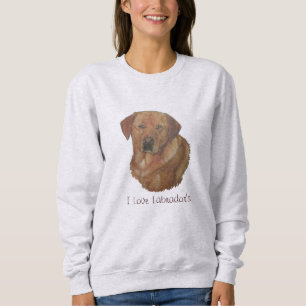 seltene rote Labrador Retreider Hundspass Slogan Sweatshirt