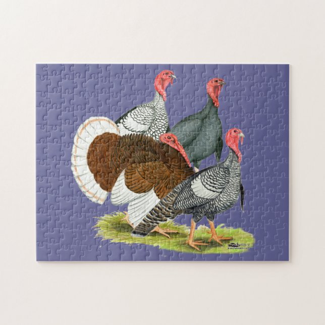 Seltene Türkei Quartett Puzzle (Horizontal)
