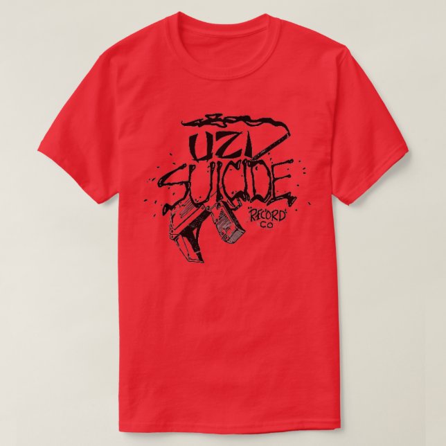 Seltene UZI SUIE-Platten T-Shirt (Design vorne)