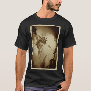 Seltene Vintage-Statue der Liberty-Aufnahme T-Shirt