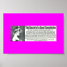 Seltene Vintage und ARSENISCHE SOAP, Damentoilette Poster