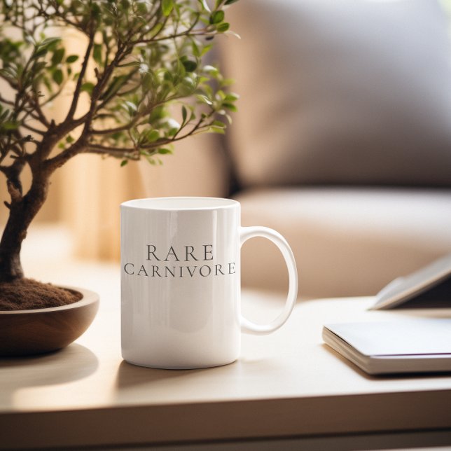 Seltener Fleischfresser Minimalist Kaffeetasse (Von Creator hochgeladen)