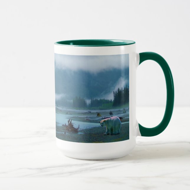 Seltener Geistbär und Misty BC River Tasse (Rechts)