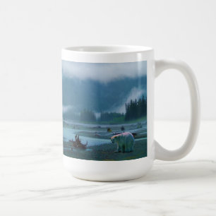 Seltener Geistbär und Misty BC River Tasse