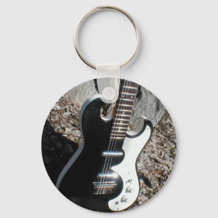Seltener Schlüsselanhänger der Gitarren-Silverto