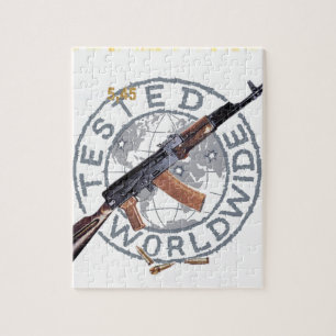 SELTENES ARMEE-KALASCHNIKOW-GEWEHR-MILITÄR AK-47 PUZZLE