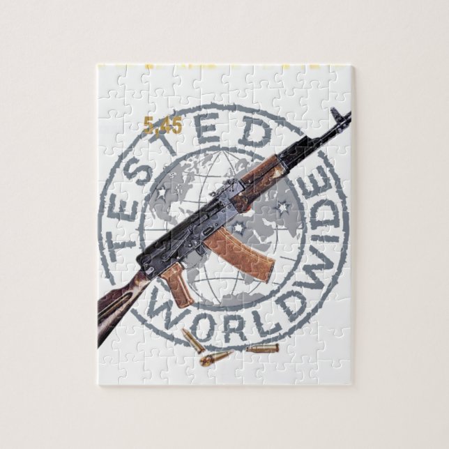 SELTENES ARMEE-KALASCHNIKOW-GEWEHR-MILITÄR AK-47 PUZZLE (Vertikal)