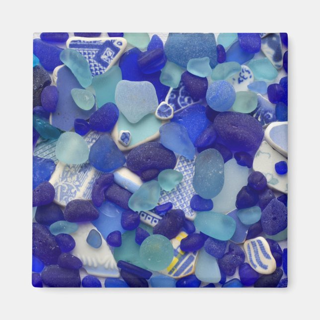 Seltenes Blau und Wasserglas, Anziehungskraft am S Magnet (Vorne)