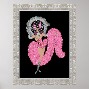 Seltenes Design "Mimi" Poster