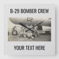 Seltenes Foto Zweite Weltkrieg B-29 Crew Bomber Wa