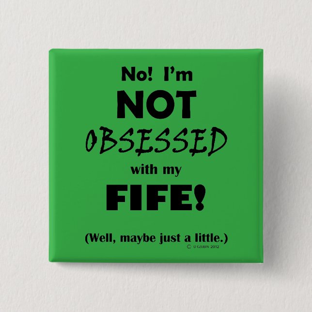 Seltsam Fife Button (Vorderseite)
