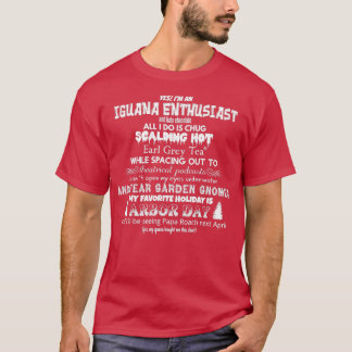 Seltsam gezielt auf Iguana-Enthusiasten T-Shirt