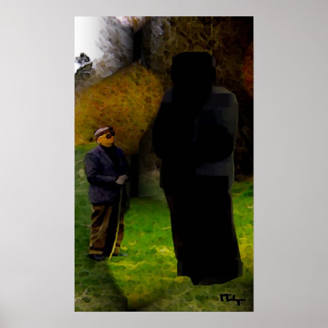 seltsame Begegnung im Wald Poster (Vorne)