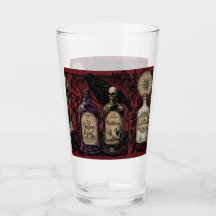 Seltsame Elixiere & Rabe Gothic Glas Tumbler  