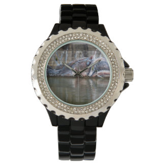 Seltsame Fantasie Anglerfish Graffiti Armbanduhr