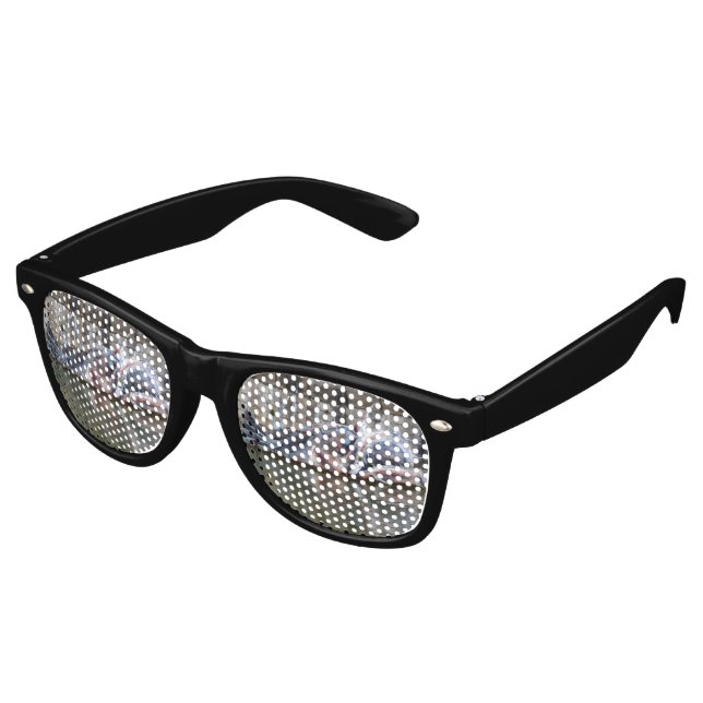 Seltsame Fantasie Anglerfish Graffiti Sonnenbrille (Schrägansicht)