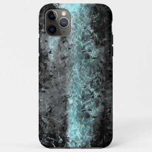 Seltsame faserige Textur in Blau und Schwarz Case-Mate iPhone Hülle