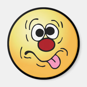 Seltsame Gesichtshaut Magnet