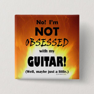 Seltsame Gitarre Button