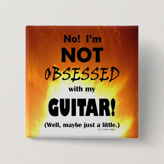 Seltsame Gitarre Button