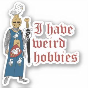 "Seltsame Hobbys" Knight Custom-Cut Vinyl Aufklebe Aufkleber