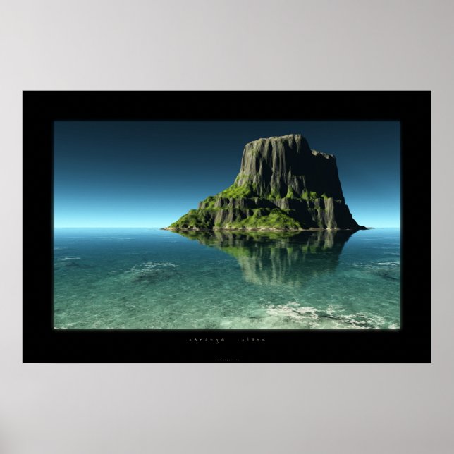 seltsame Insel Poster (Vorne)