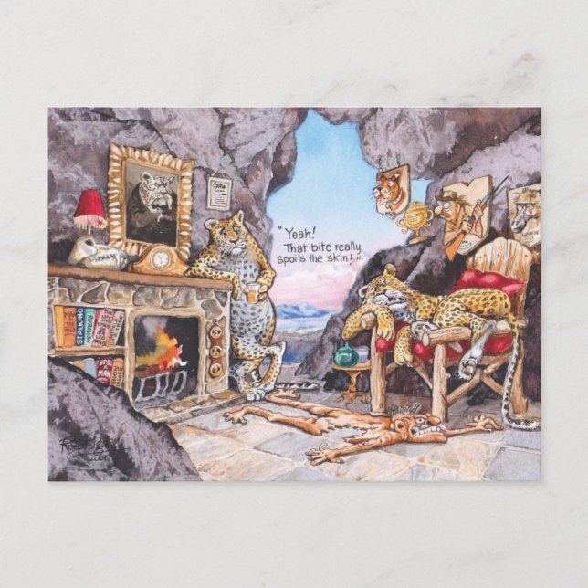 Seltsame Jäger Postkarte (Vorderseite)