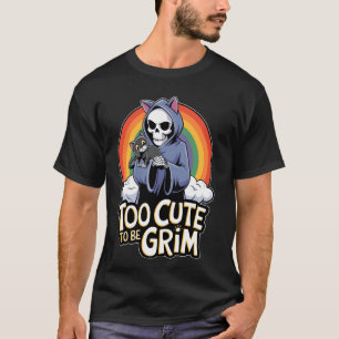 Seltsame Katze Weirdcore Accessoires Schwarze Katz T-Shirt