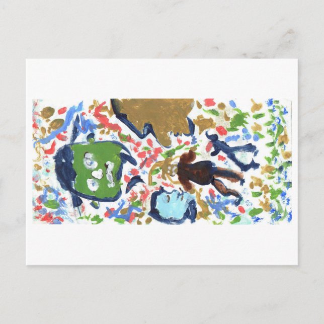 Seltsame Leute Postkarte (Vorderseite)