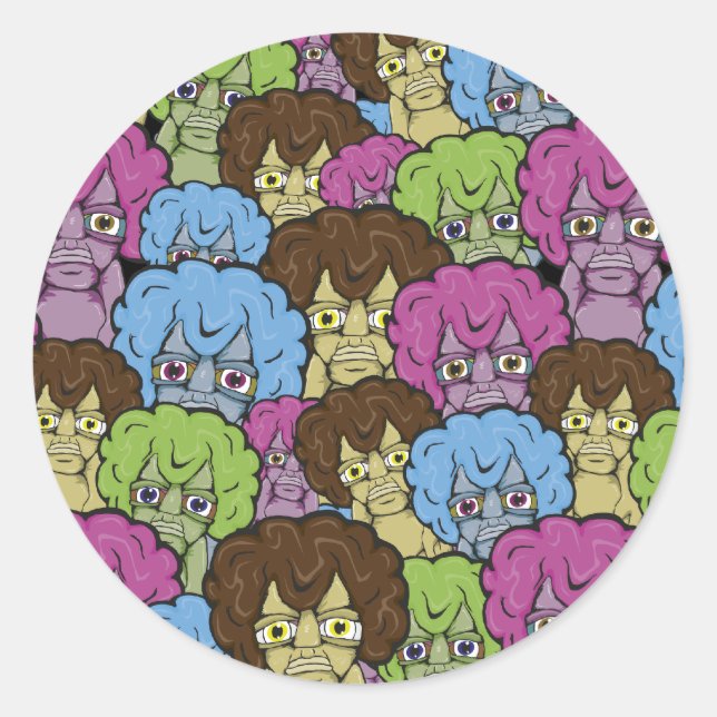 Seltsame Leute Sticker (Vorderseite)