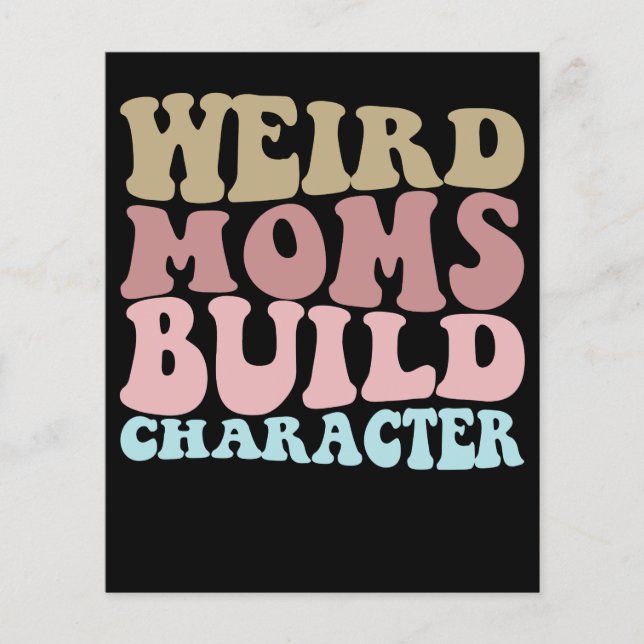 Seltsame Mamas erstellen Charakter Funny Mother Da (Vorderseite)